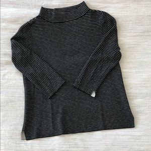Loft 3/4 sleeve mock turtleneck